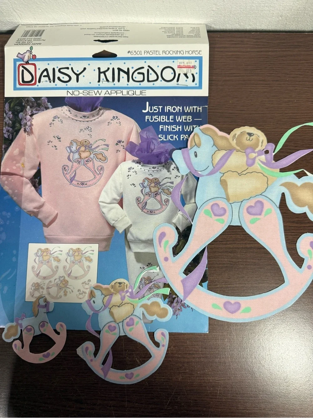 Daisy Kingdom Fabeic Appliqués 90’s Vintage Cottage Core